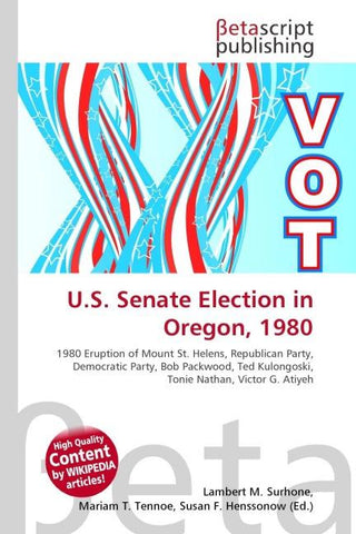 U.S. Senate Election in Oregon, 1980