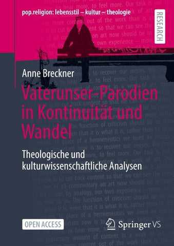 Vaterunser-Parodien in Kontinuität und Wandel