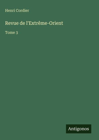 Revue de l'Extrême-Orient