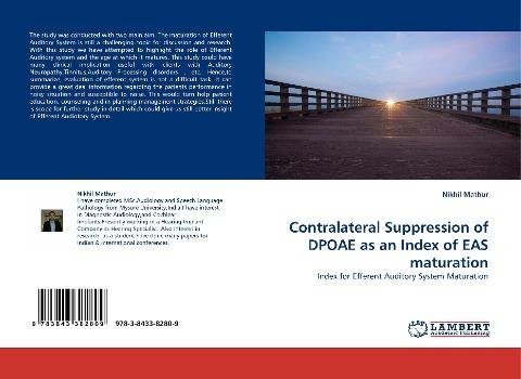 Contralateral Suppression of DPOAE as an Index of EAS maturation