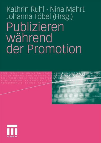 Publizieren während der Promotion