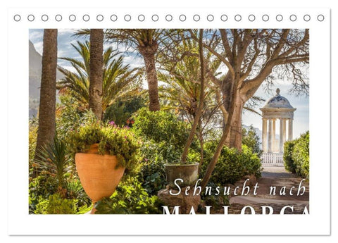 Sehnsucht nach Mallorca (Tischkalender 2026 DIN A5 quer), CALVENDO Monatskalender