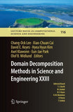 Domain Decomposition Methods in Science and Engineering XXIII