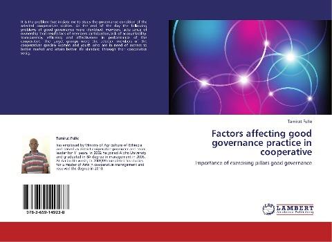 Factors affecting good governance practice in cooperative