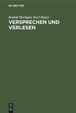 Versprechen und Verlesen