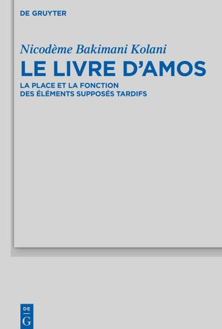 Le livre d’Amos