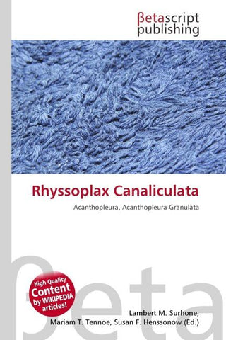 Rhyssoplax Canaliculata