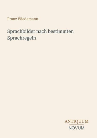 Sprachbilder nach bestimmten Sprachregeln