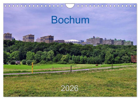 Bochum / Geburtstagskalender (Wandkalender 2026 DIN A4 quer), CALVENDO Monatskalender