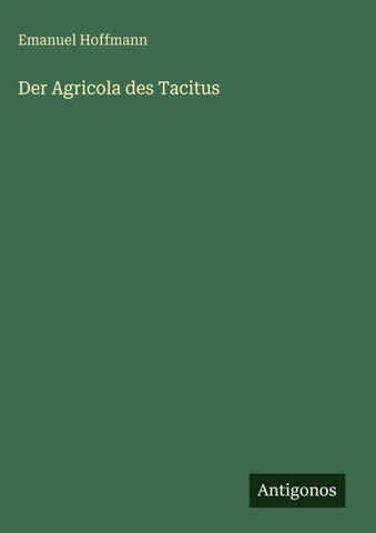 Der Agricola des Tacitus