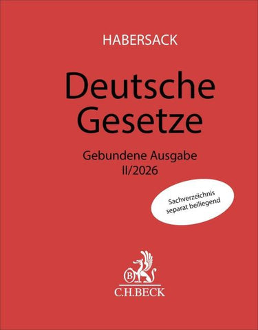 Deutsche Gesetze Gebundene Ausgabe I
