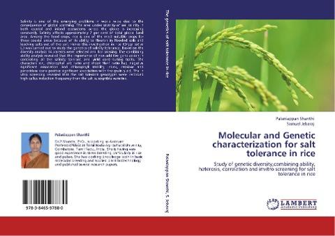 Molecular and Genetic characterization for salt tolerance in rice