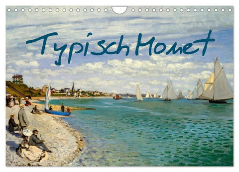 Typisch Monet (Wandkalender 2026 DIN A4 quer), CALVENDO Monatskalender