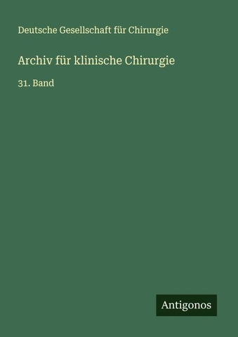 Archiv für klinische Chirurgie