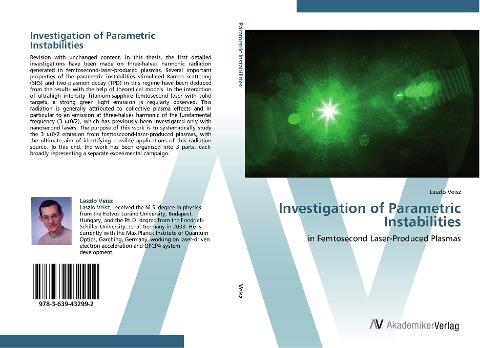 Investigation of Parametric Instabilities