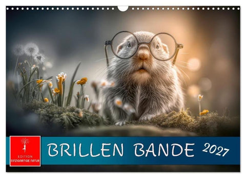 Brillen Bande (Wandkalender 2027 DIN A3 quer), CALVENDO Monatskalender