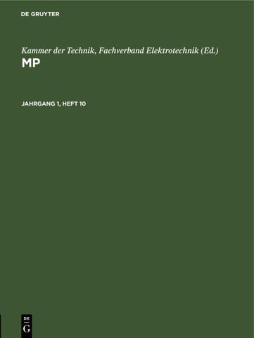 MP. Jahrgang 1, Heft 10