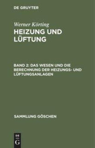 Das Wesen und die Berechnung der Heizungs- und Lüftungsanlagen