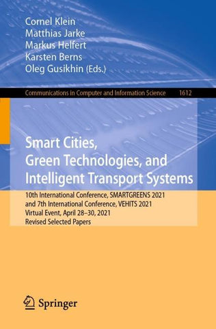 Smart Cities, Green Technologies, and Intelligent Transport Systems