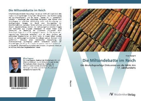 Die Miltondebatte im Reich