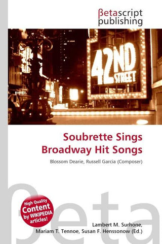 Soubrette Sings Broadway Hit Songs