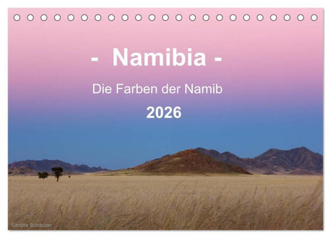 Namibia - Die Farben der Namib (Tischkalender 2026 DIN A5 quer), CALVENDO Monatskalender