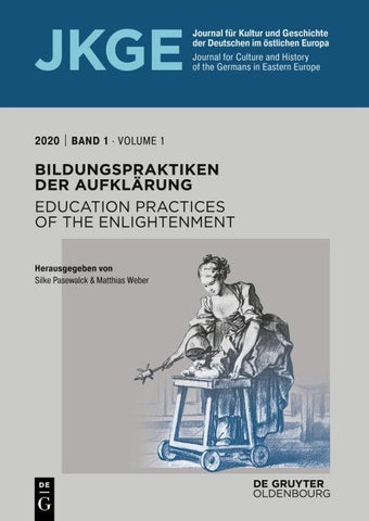 Bildungspraktiken der Aufklärung / Education practices of the Enlightenment