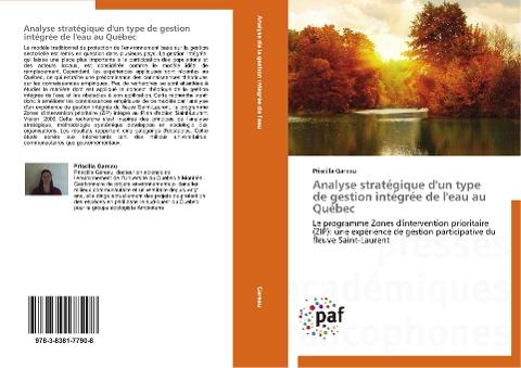 Analyse stratégique d'un type de gestion intégrée de l'eau au Québec