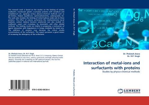 Interaction of metal-ions and surfactants with proteins