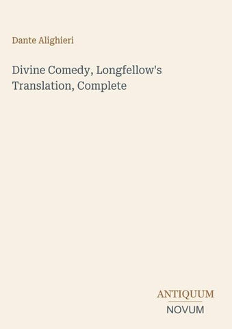Divine Comedy, Longfellow's Translation, Complete