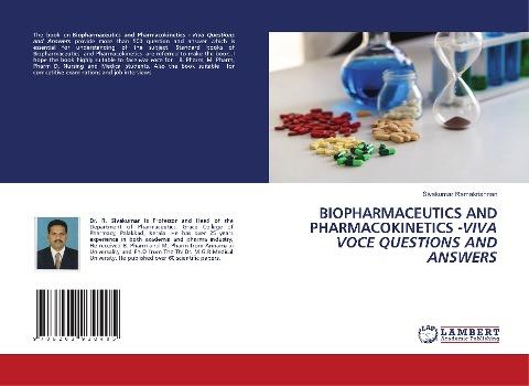 BIOPHARMACEUTICS AND PHARMACOKINETICS -VIVA VOCE QUESTIONS AND ANSWERS