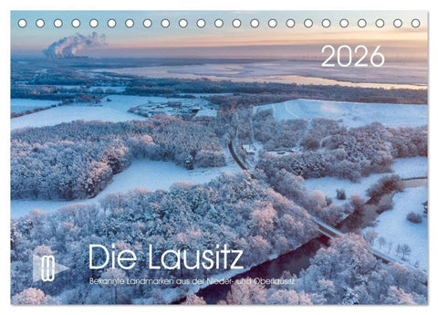 Die Lausitz - Region im Wandel (Tischkalender 2026 DIN A5 quer), CALVENDO Monatskalender
