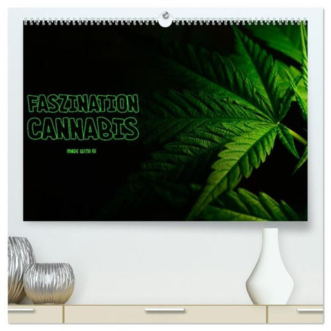 Faszination Cannabis (hochwertiger Premium Wandkalender 2026 DIN A2 quer), Kunstdruck in Hochglanz