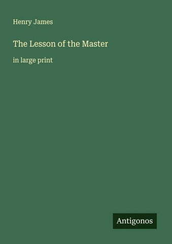The Lesson of the Master