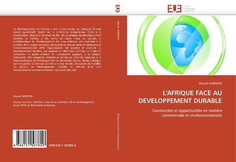 L''AFRIQUE FACE AU DEVELOPPEMENT DURABLE
