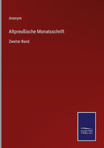 Altpreußische Monatsschrift