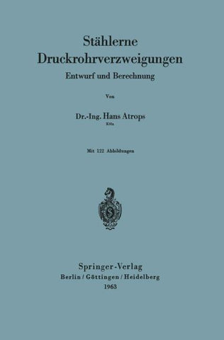 Stählerne Druckrohrverzweigungen