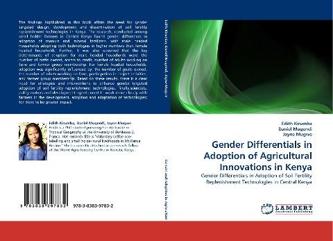 Gender Differentials in Adoption of Agricultural Innovations in Kenya