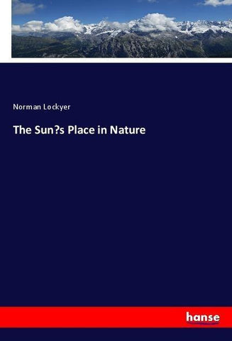 The Sun's Place in Nature