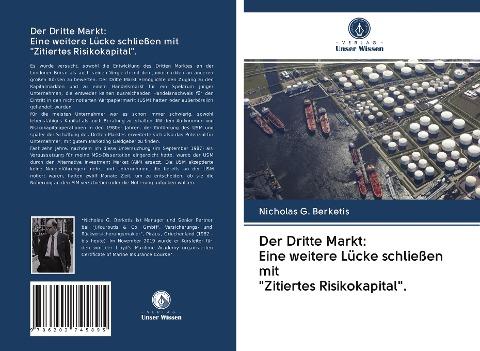 Der Dritte Markt: Eine weitere Lücke schließen mit "Zitiertes Risikokapital".