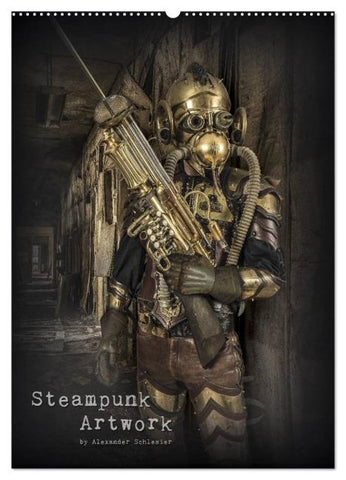 Steampunk Artwork (Wandkalender 2026 DIN A2 hoch), CALVENDO Monatskalender