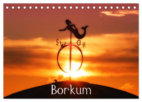Borkum (Tischkalender 2026 DIN A5 quer), CALVENDO Monatskalender