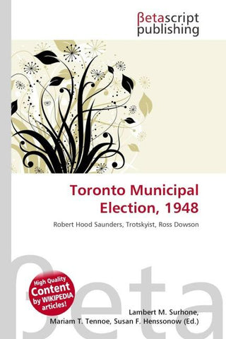 Toronto Municipal Election, 1948