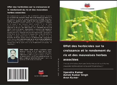 Effet des herbicides sur la croissance et le rendement du riz et des mauvaises herbes associées