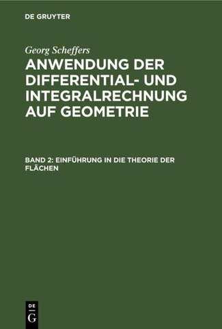 Einführung in die Theorie der Flächen