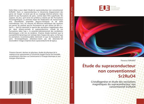 Étude du supraconducteur non conventionnel Sr2RuO4
