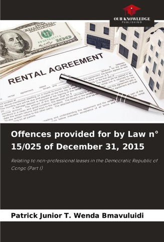 Offences provided for by Law n° 15/025 of December 31, 2015