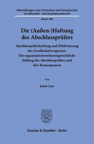 Die (Außen-)Haftung des Abschlussprüfers