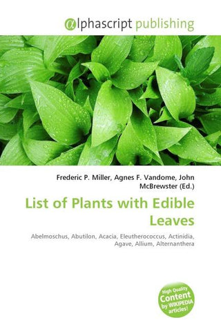 List of Plants with Edible Leaves