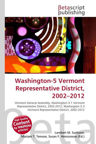 Washington-5 Vermont Representative District, 2002-2012